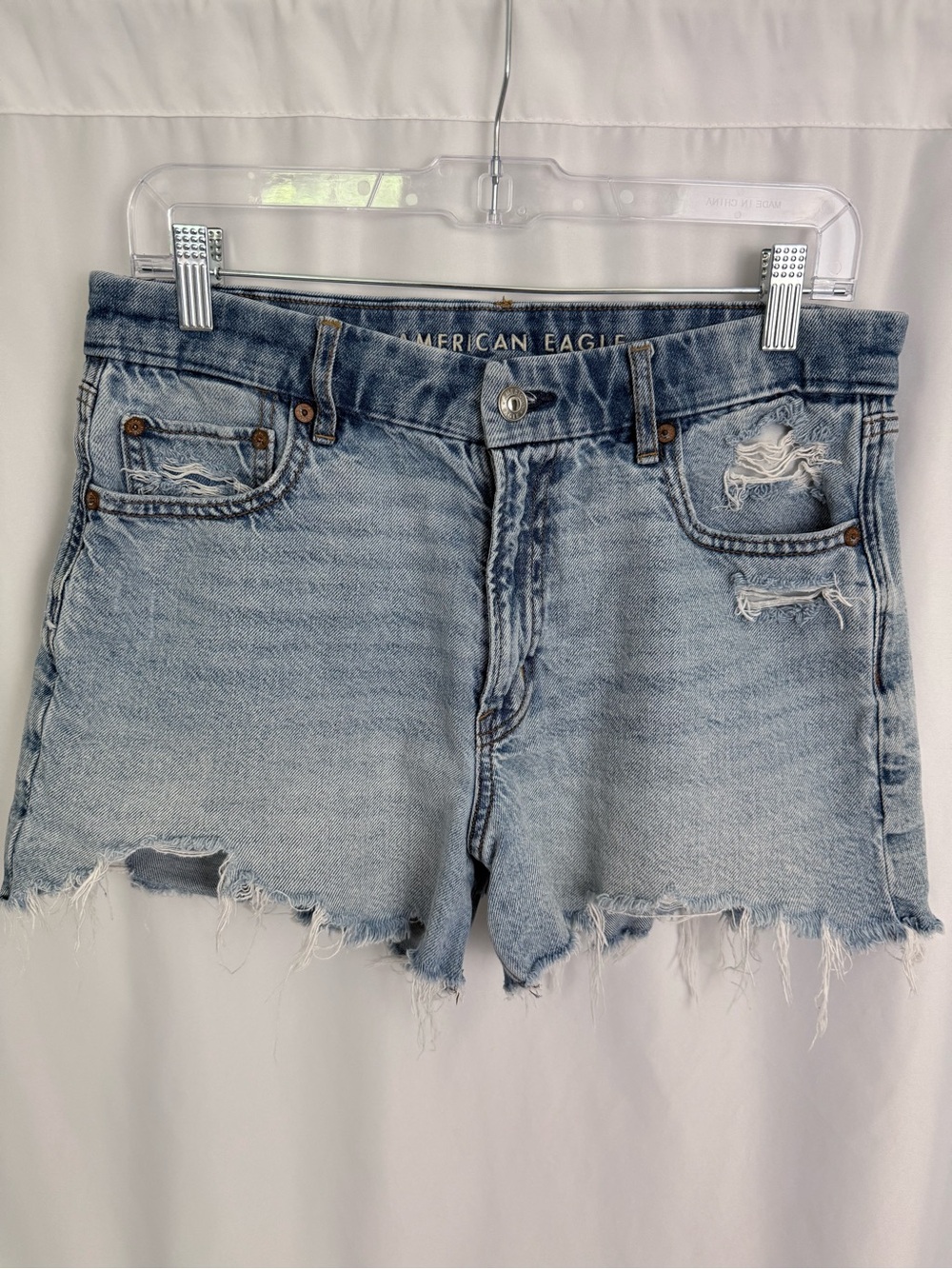 Americana Eagle Strigid Jean Shorts Size 8